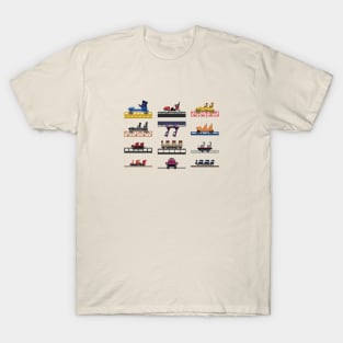 Hersheypark Coaster Cars Design T-Shirt